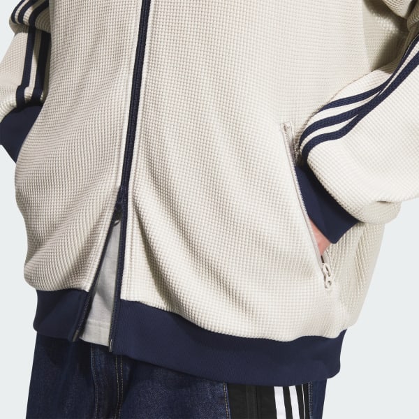 アディダス ニット トラックトップ（ジャージ） - ベージュ