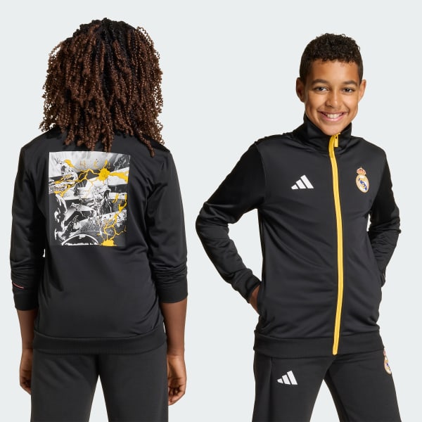 adidas Real Madrid Avengers Track Top Kids - Black | adidas Türkiye
