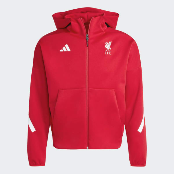 adidas Liverpool FC ADIDAS Z.N.E. Anthem Jacket - Red | Free