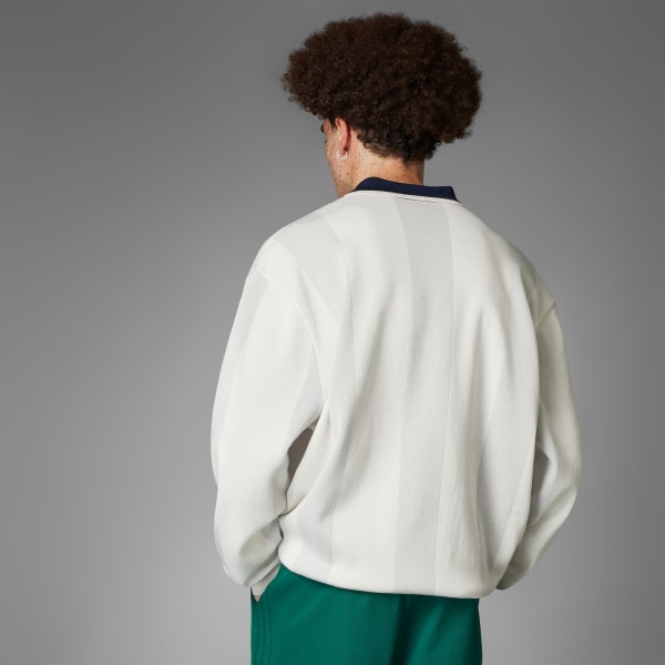 アディダス 【ゴルフ】ROLLING LINKS 長袖ニットポロ - ホワイト