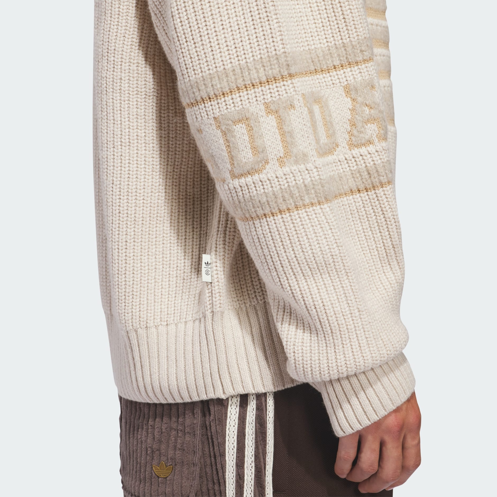 CLOT Knit Sweater by Edison Chen - Brown | adidas Hong Kong
