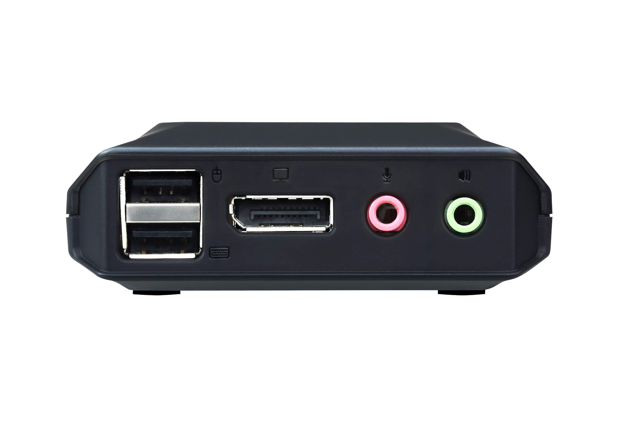 2ポート USB DisplayPort ケーブルKVMスイッチ（ワイヤードリモコン付
