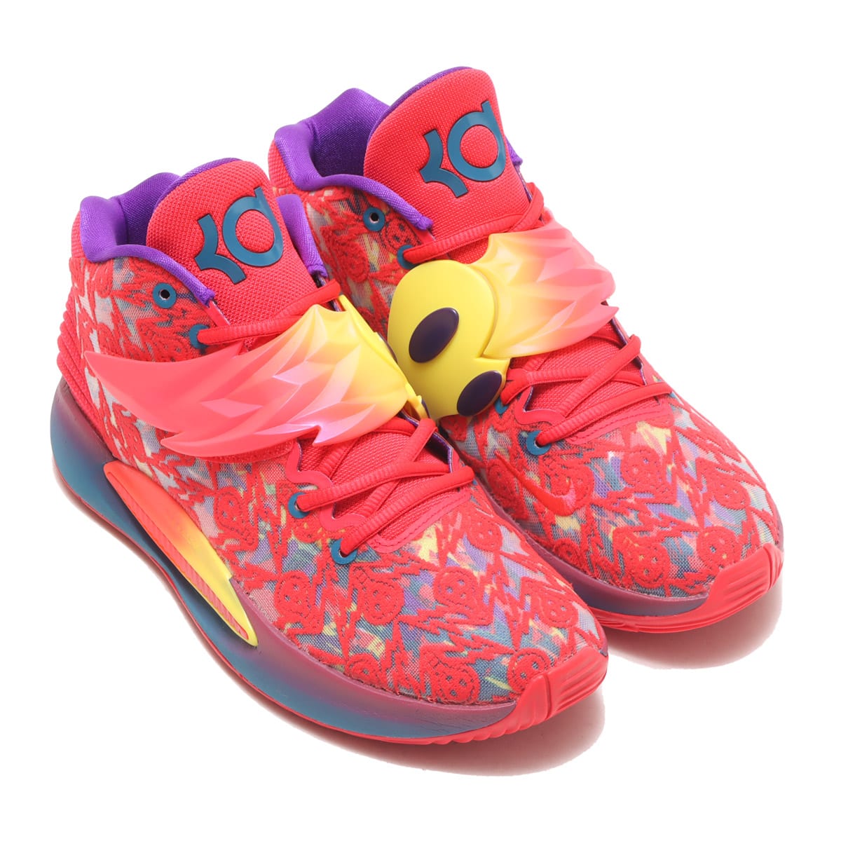 NIKE KD14 EP SIREN RED/GREEN ABYSS-YELLOW STRIKE 21HO-S（ナイキ