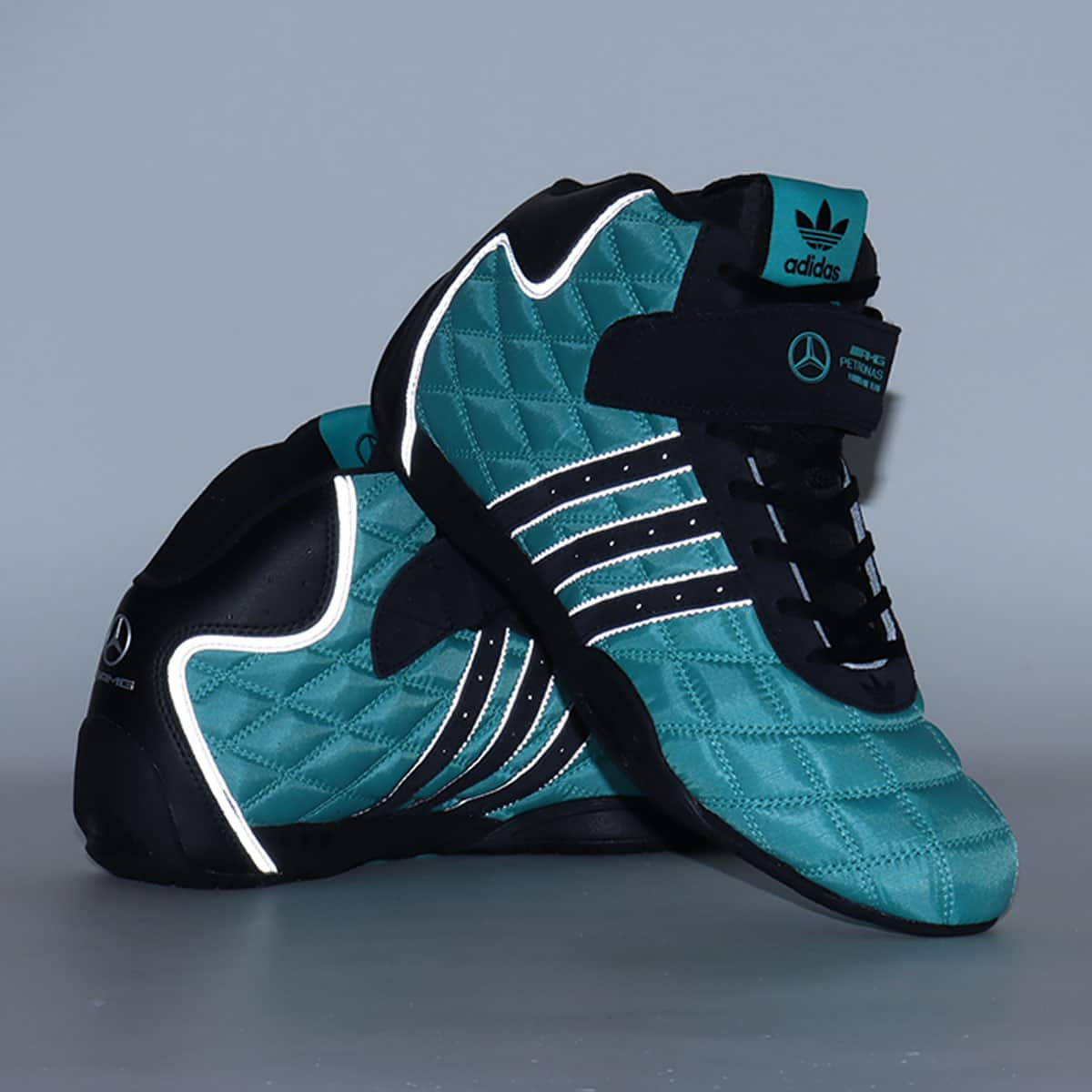 adidas ADIRACER HI Mercedes AMG PETRONAS F1 TEAM SEMI MINT RUSH