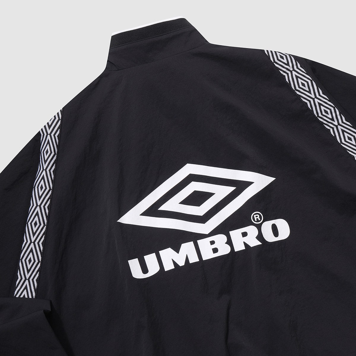 UMBRO HBL OG Woven Standneck Anorak ブラック（アンブロ ウーブン