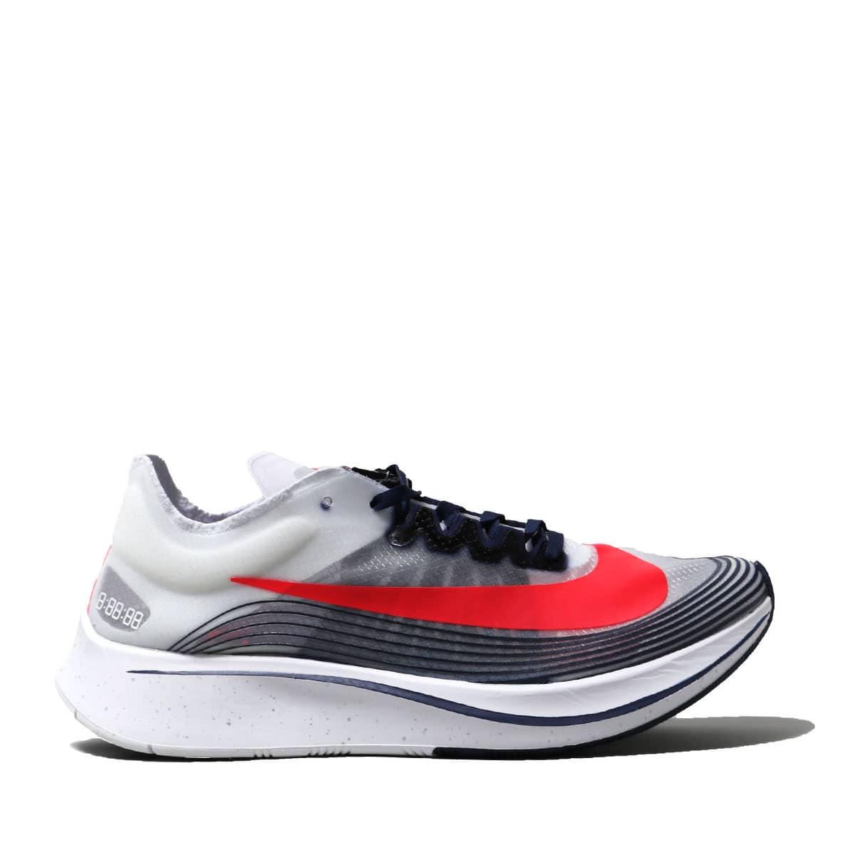 NIKE ZOOM FLY SP WHITE/FLASH CRIMSON-METALLIC SILVER（ナイキ
