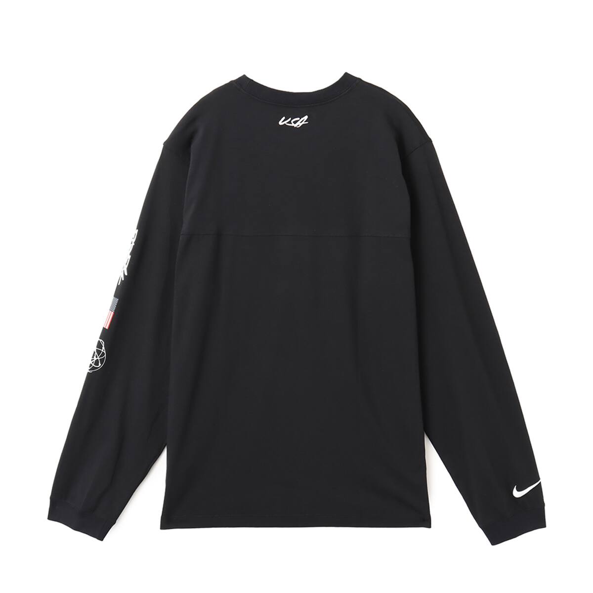 NIKE USA M NK DFADV LS TOP SLD OLYB BLACK/WHITE （ナイキ USA M NK