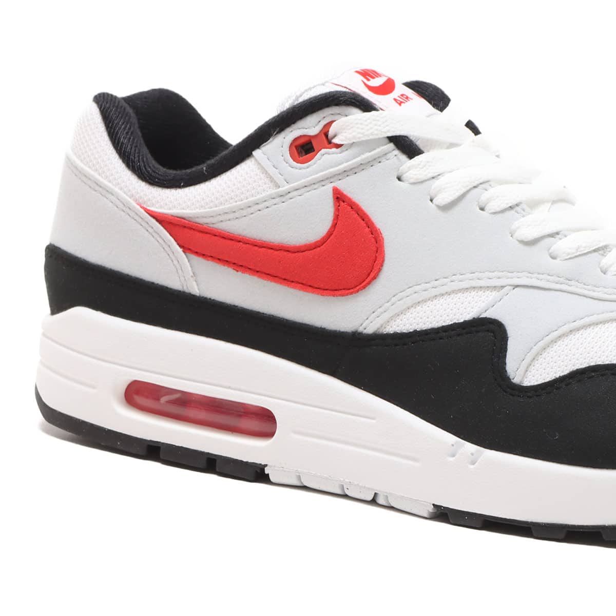 NIKE AIR MAX 1 WHITE/UNIVERSITY RED-PURE PLATINUM-BLACK（ナイキ