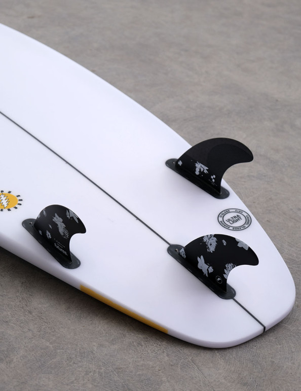 Futures Ando Blackstix Tri Fins Large - Black