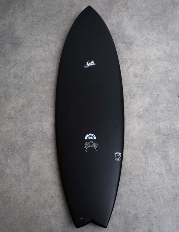 Lost RNF 96 Black Sheep Surfboard 5ft 7 Futures - Black