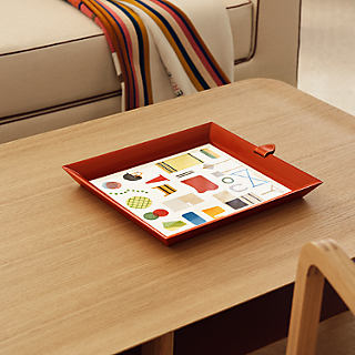 トレー 《アトリウム・ソー・エルメス》 PM - イエロー | Hermès