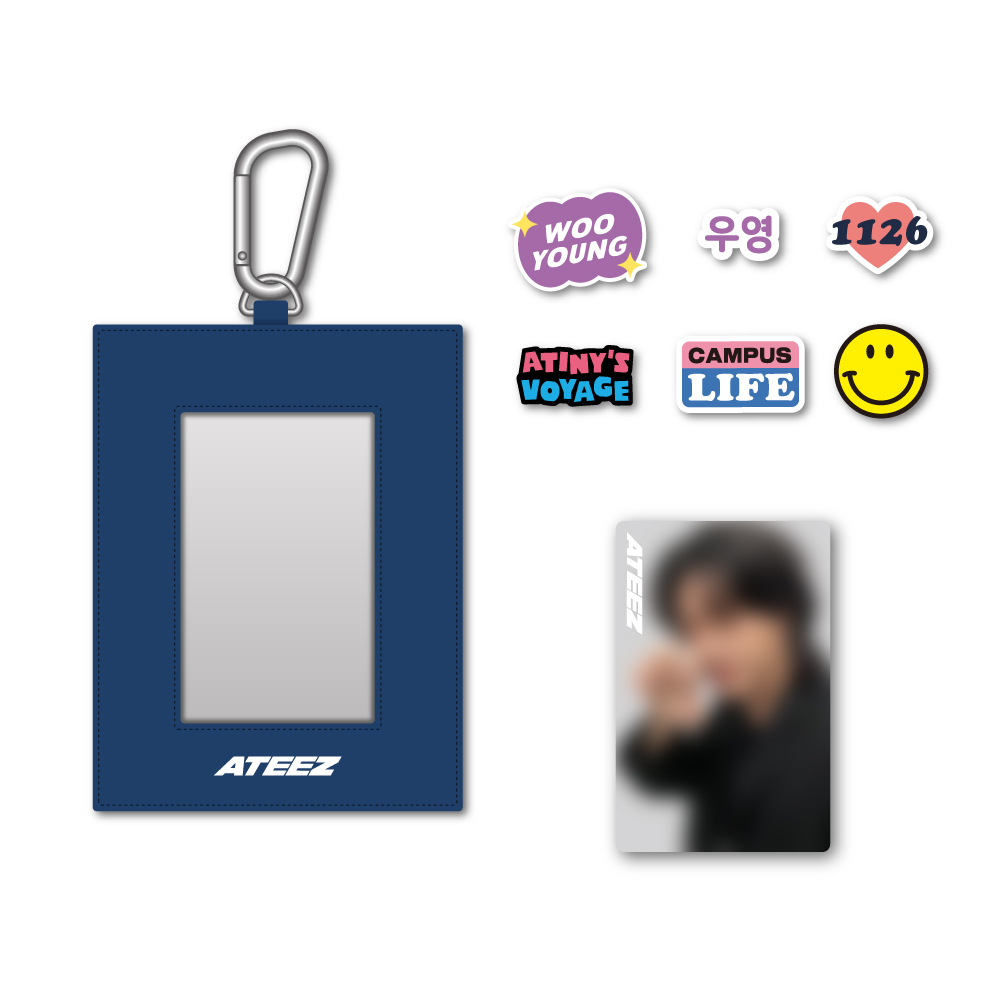 カスタムトレカホルダー（ワッペンステッカー＆クリアカード付き