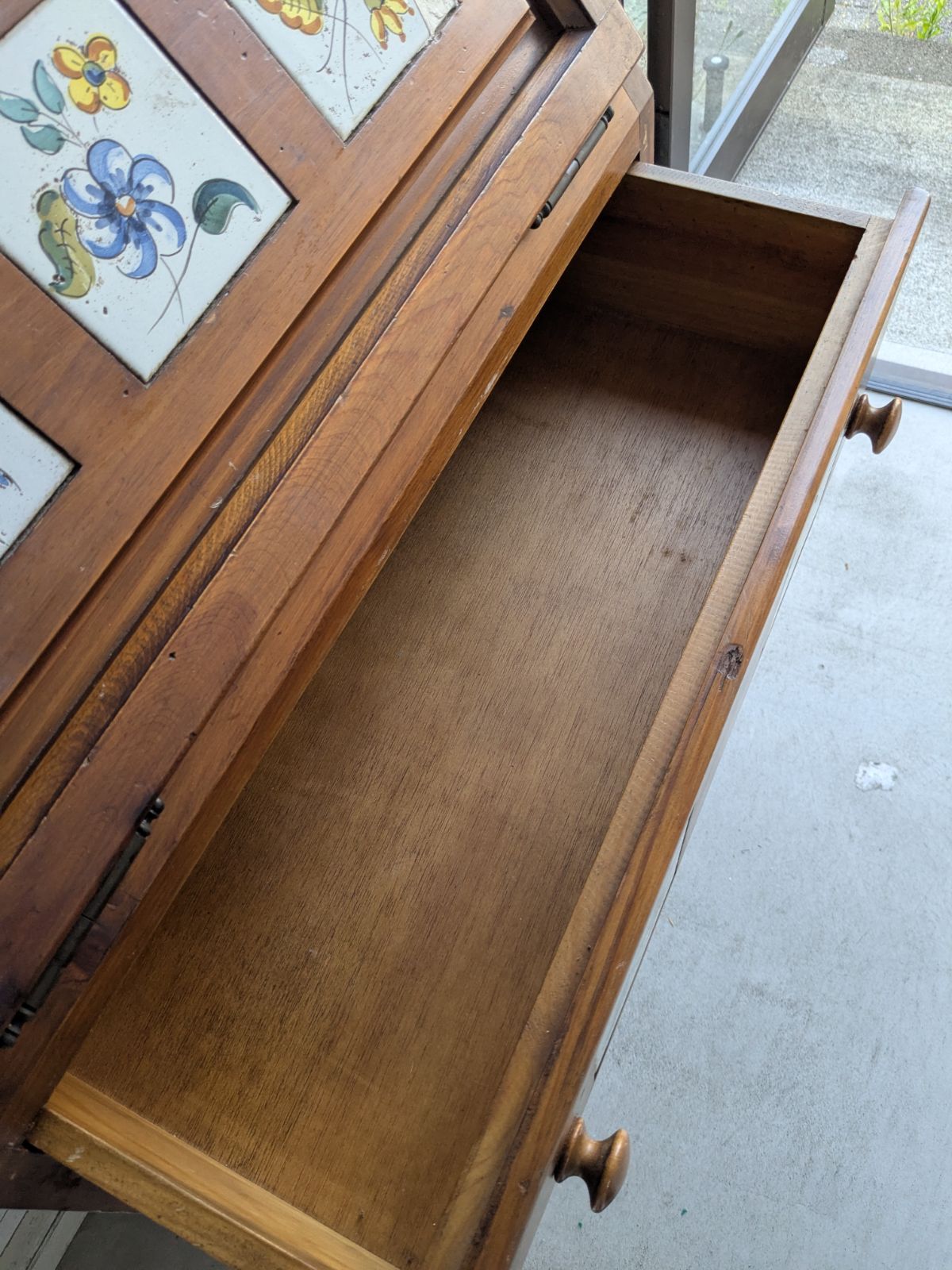 ACTUS「バレンシア」スペイン パイン無垢材 ライティングビューロー