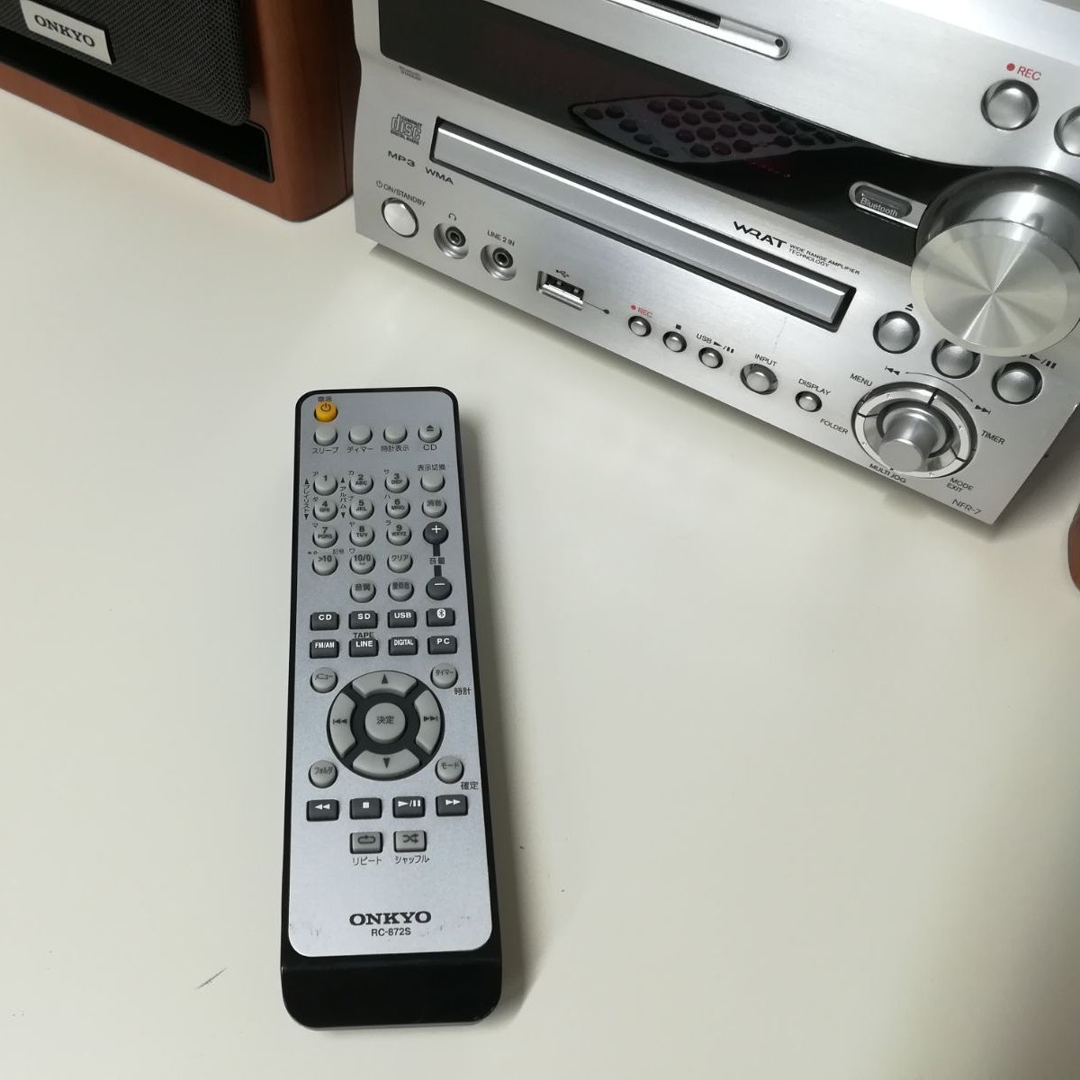 ジャンク扱い】ONKYO NFR-7 D-NFR7 コンポセット 通電確認済み