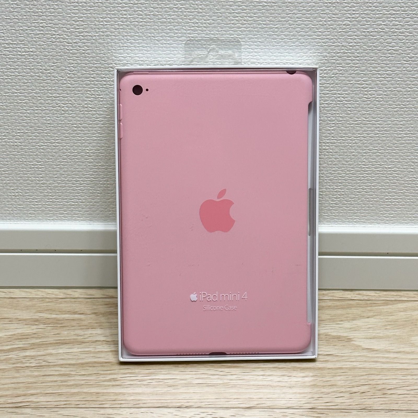 アップル Apple 純正 iPad mini 4用 シリコンケース ライトピンク