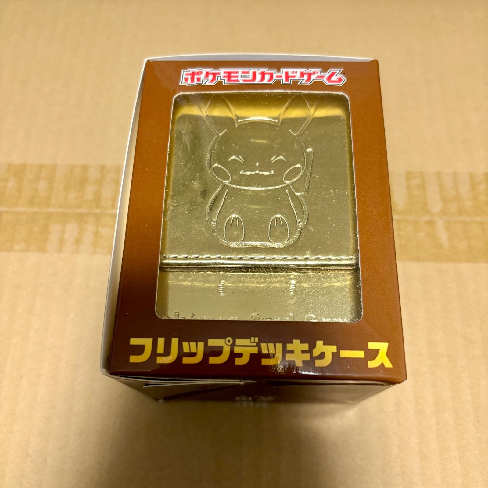 ポケモンカードゲーム フリップデッキケース ビリケンさんピカチュウ