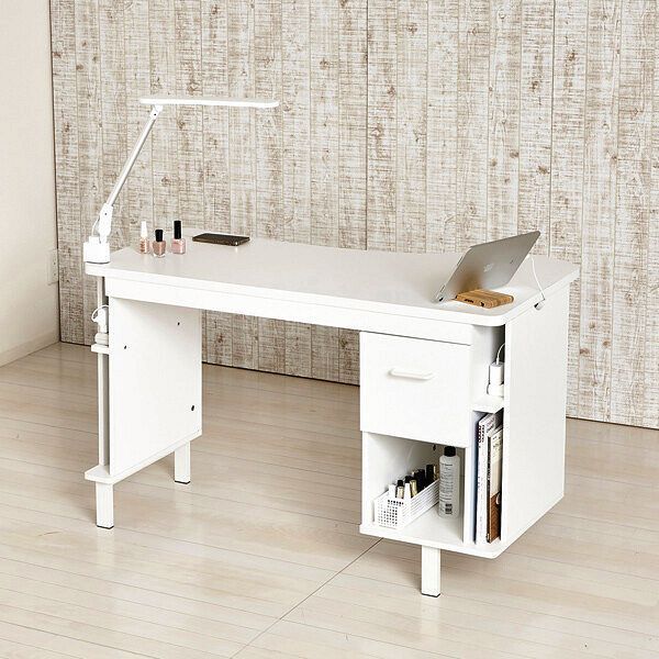 ネイルデスク ネイルサロン幅113.8cm 店舗 ネイルショップ デスク 机