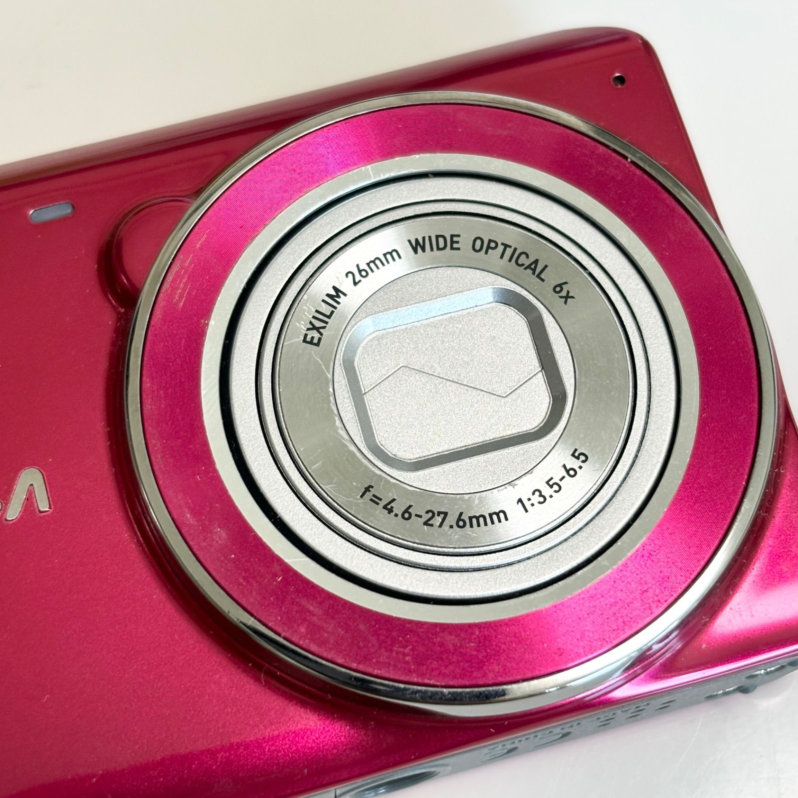 送料無料】CASIO/カシオ/EXILIM/エクシリム/EX-ZS20/レッド/ピンク