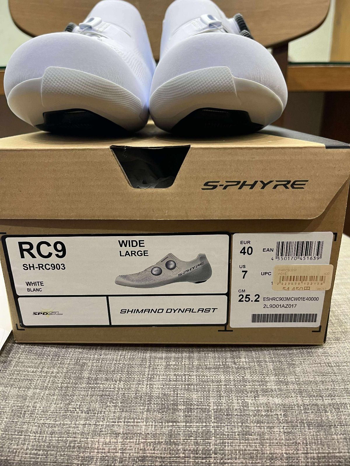 SHIMANO S-PHYRE RC9 SH-RC903 ホワイト 40 25.2cm WIDE 新品未使用