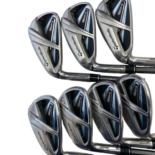 中古】 テーラーメイド SIM MAX 7S レフティ アイアンセット IR TENSEI