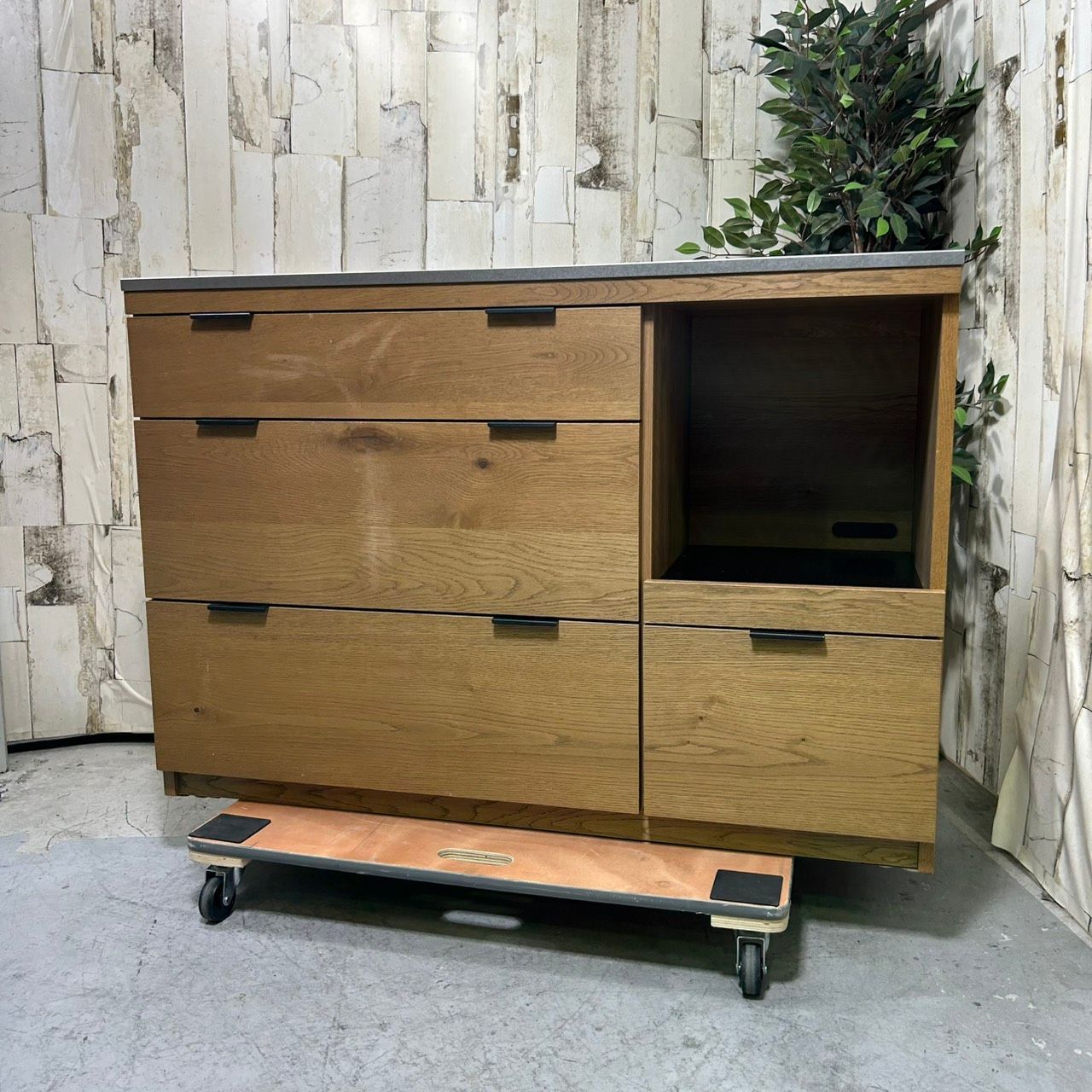 unico ウニコ ADDAY アディ 食器棚 キッチンボード W1230 - メルカリ