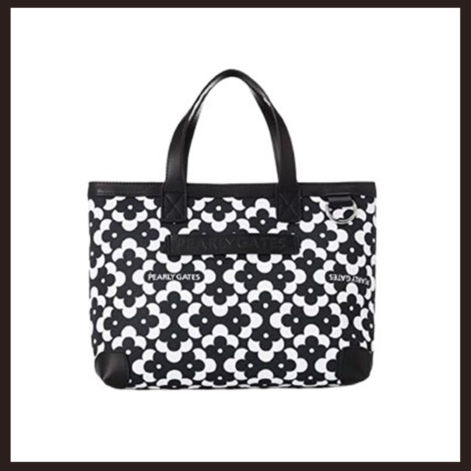 定価2.8万 パーリーゲイツ ユニセックス カートバッグ フラワー幾何学