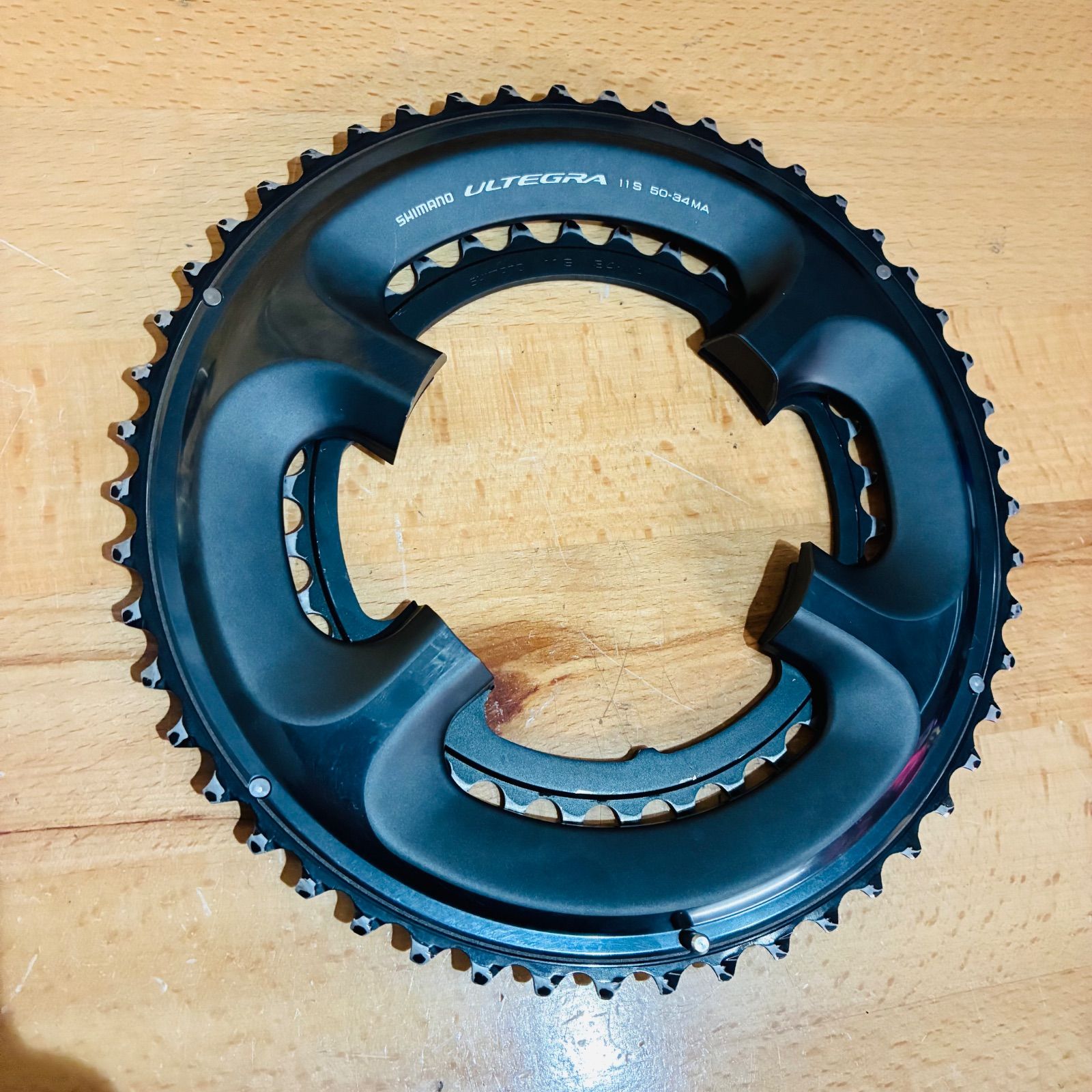 中古品】 シマノ アルテグラ FC-6800 チェーンリング 11s 50-34T