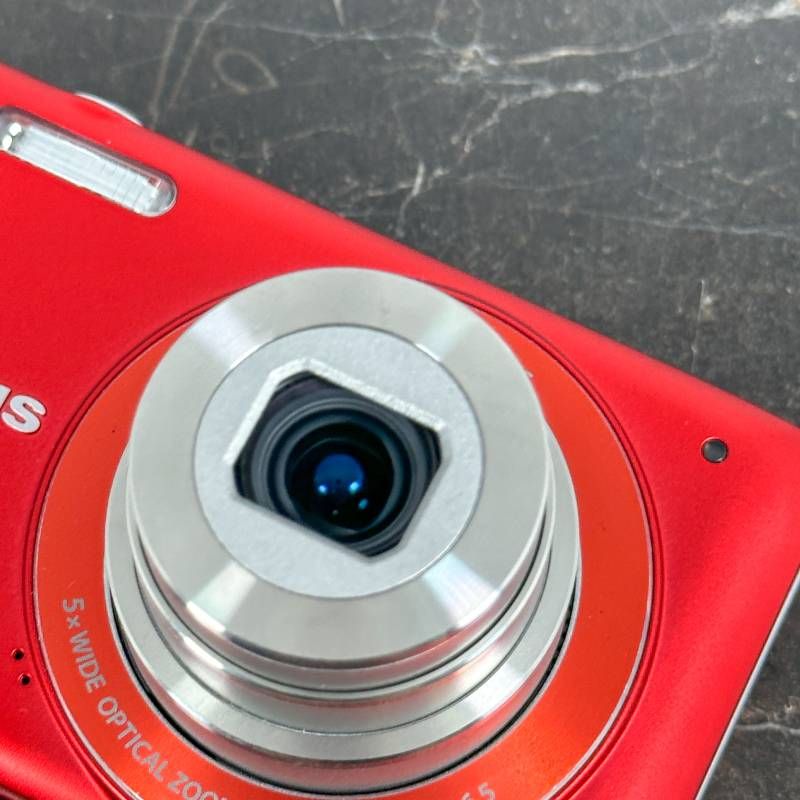 Olympus VG-120 レッド コンパクトデジタルカメラ 1400万画素 光学5倍