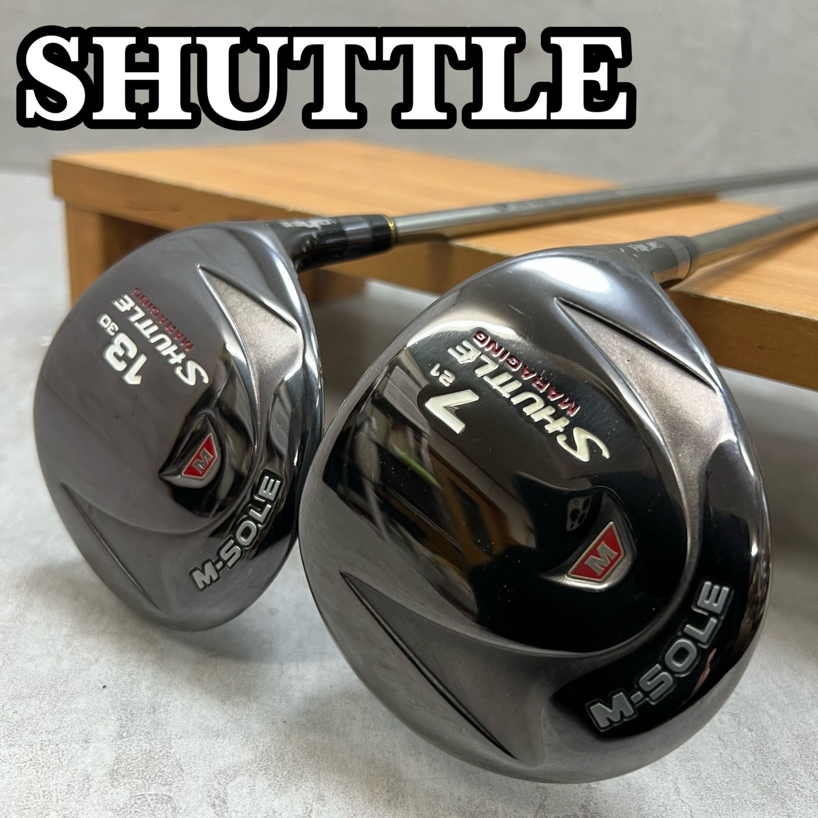 マルマン シャトル マレージング M-SOLE メンズゴルフ ウッド2本