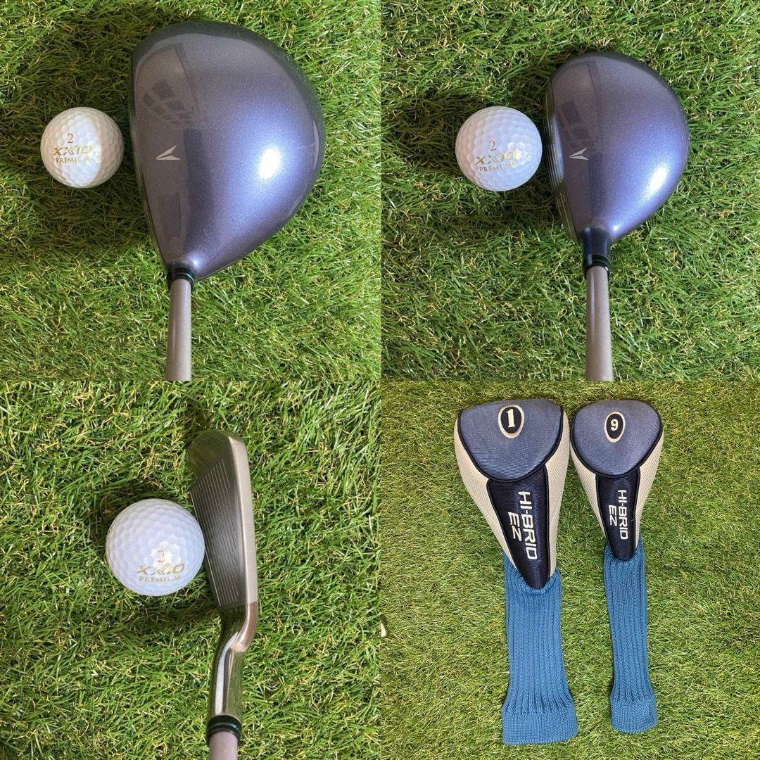 レディース HI-BRID EZ 8点クラブセット ダンロップ ハイブリッド