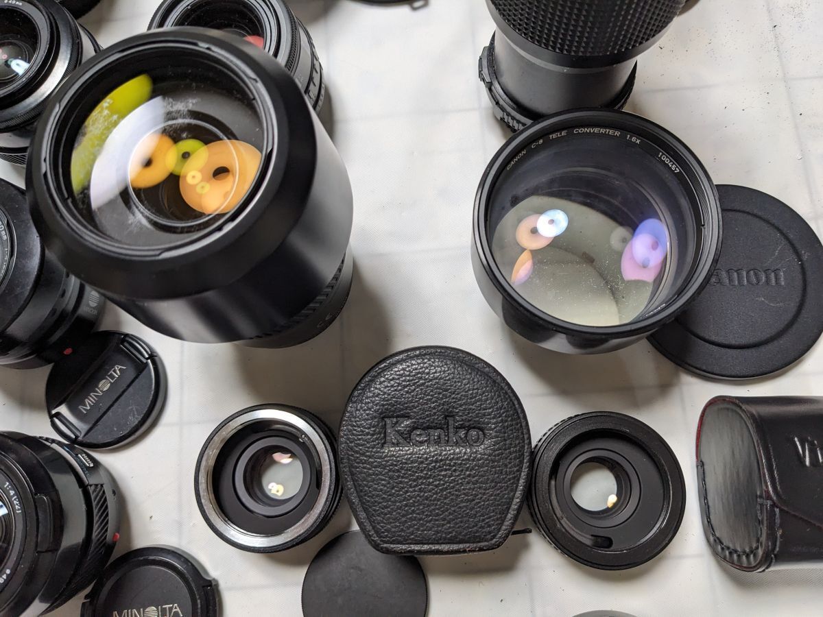 ☆22本まとめ / ジャンク☆ Minolta AF Zoom, Tokina AF, SIGMA ZOOM