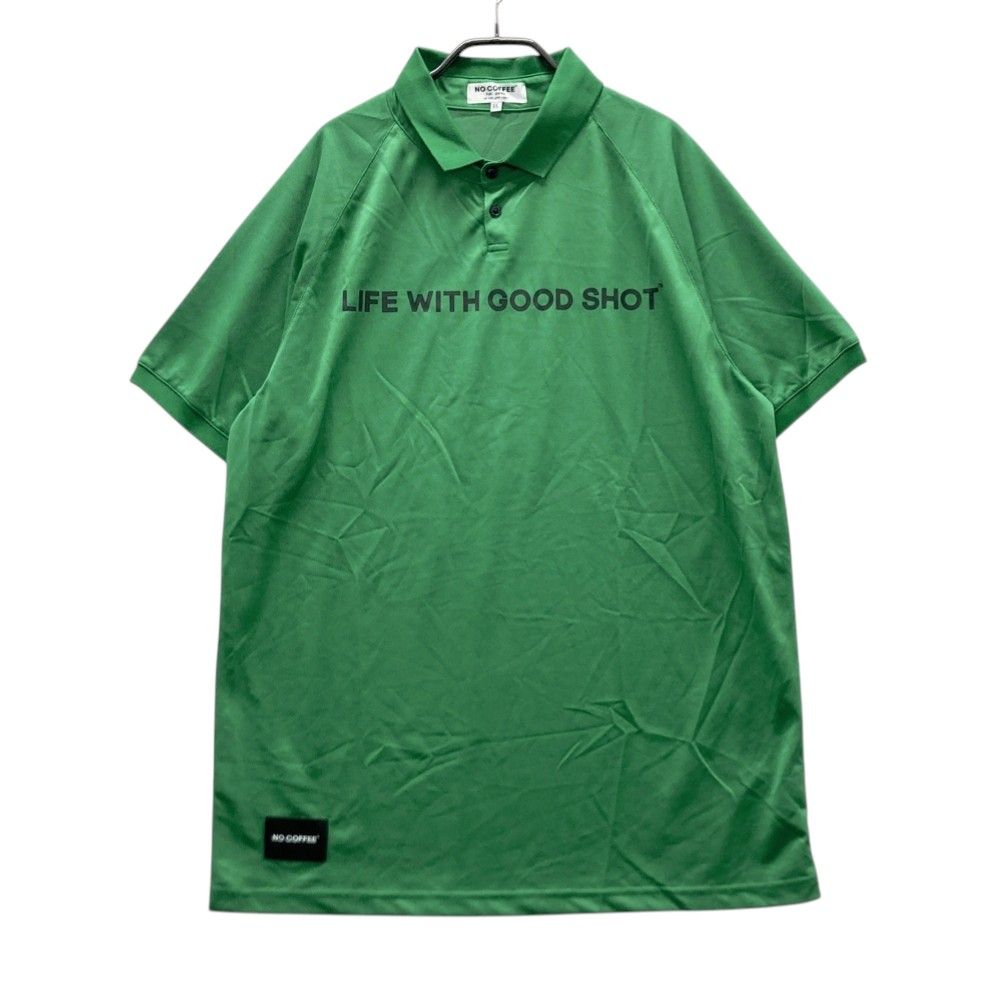サイズ：XL NO COFFEE ノーコーヒー × CLUBHAUS 半袖ポロシャツ