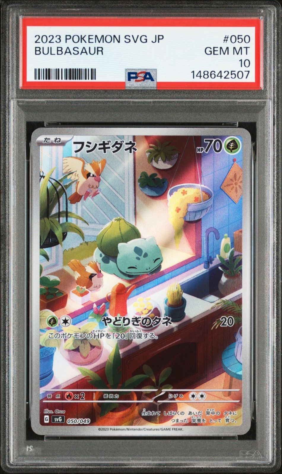 PSA10】 3連番 フシギダネ ヒトカゲ ゼニガメ AR スペシャルデッキ