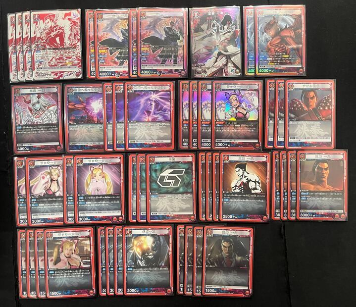 デッキ】鉄拳 赤 G社【ユニオンアリーナ】※一部パラ ユニオンアリーナ