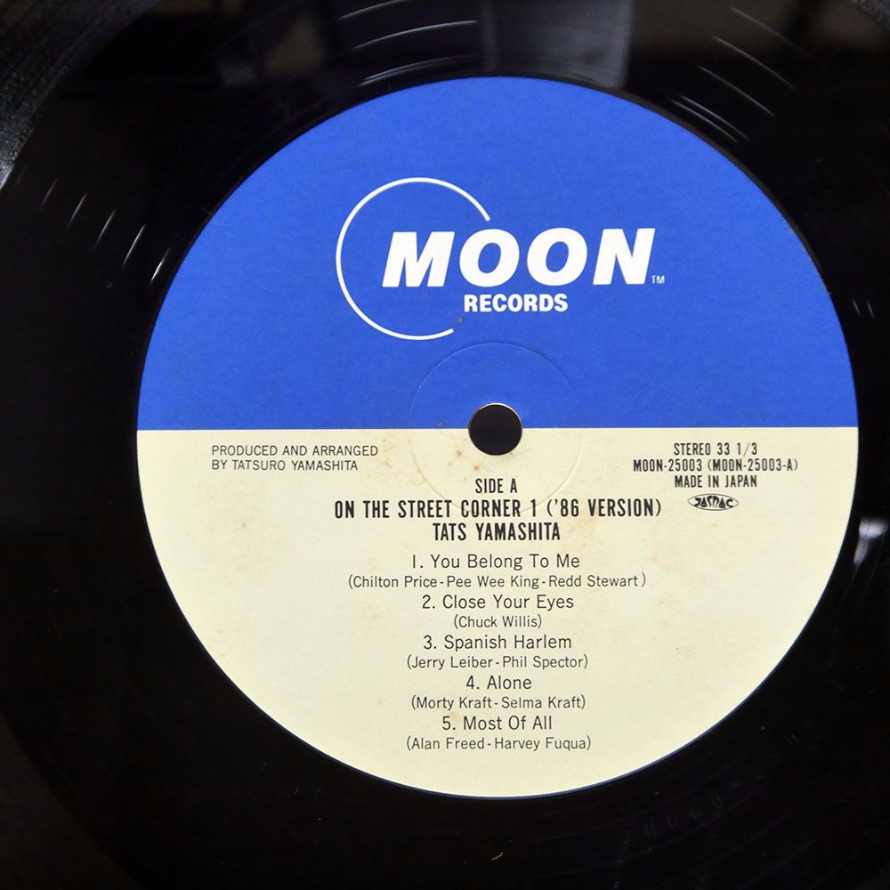 ジャンク,帯付き 国内盤 山下達郎/ON THE STREET CORNER 1/MOON