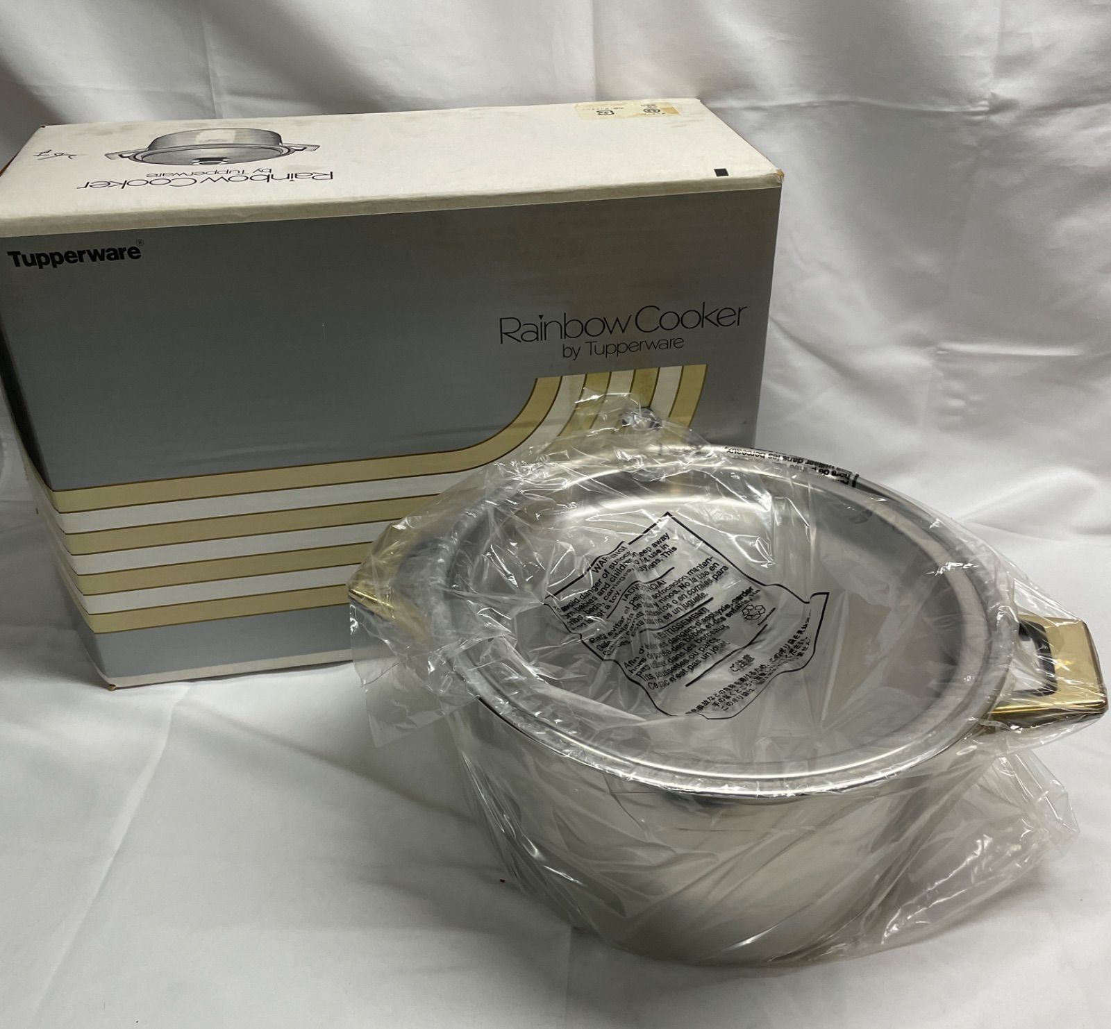 ◇ Tupperware レインボークッカー 寸胴鍋 26cm 7.3L【長期保管品/開封