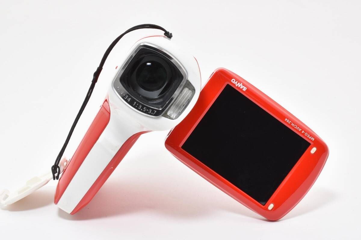 ☆美品☆サンヨー SANYO Xacti DMX-CG9 レッド ☆ 1137 #4463 - メルカリ