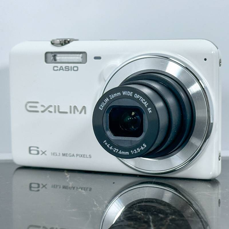 美品】CASIO EXILIM EX-ZS26 ホワイト コンパクトデジタルカメラ 1610