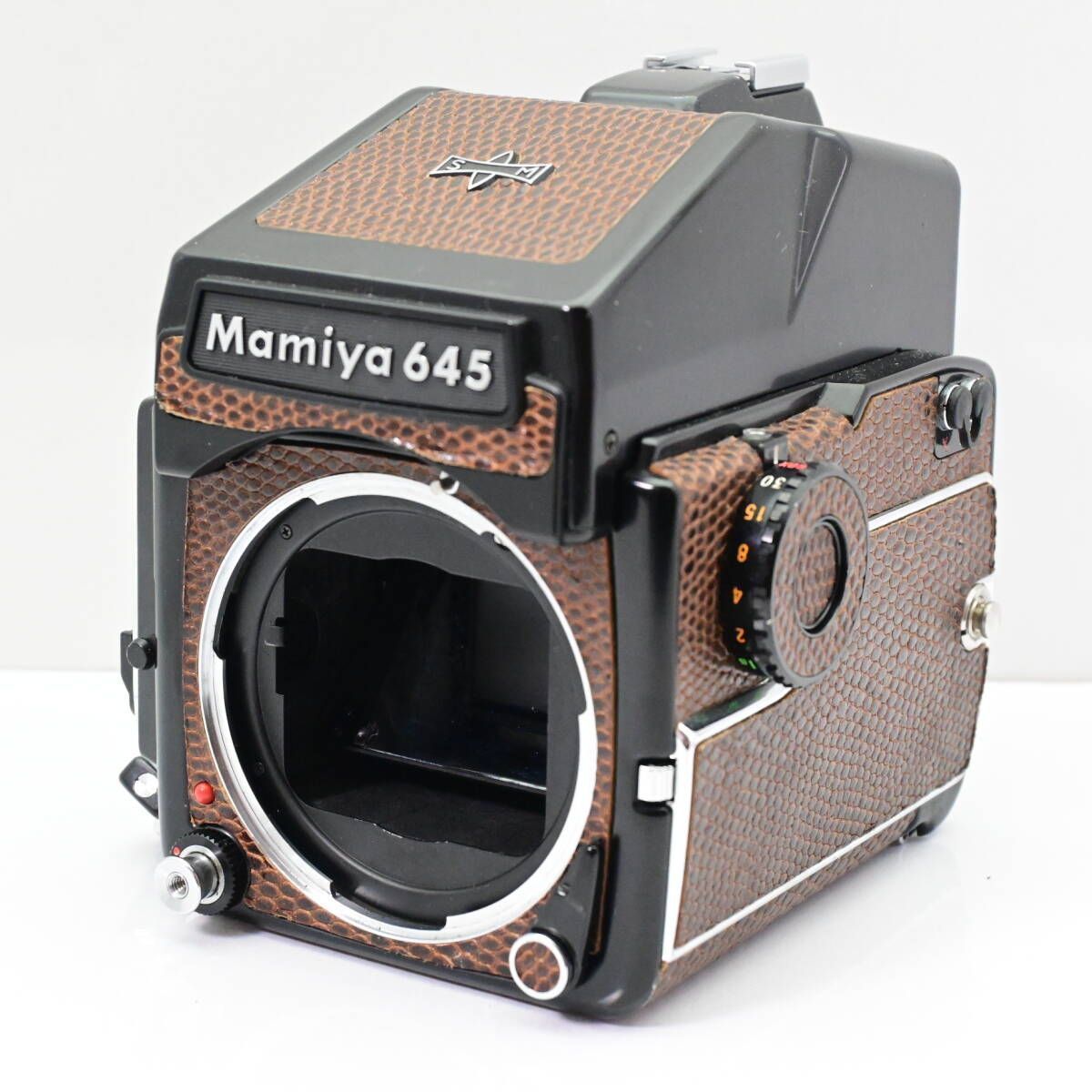 A19[6983A]58☆希少☆ マミヤ MAMIYA M645 1000S ボディ リザード