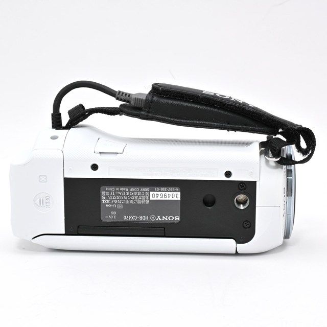 美品＞ SONY Handycam HDR-CX470 W ホワイト｜フルHDビデオカメラ