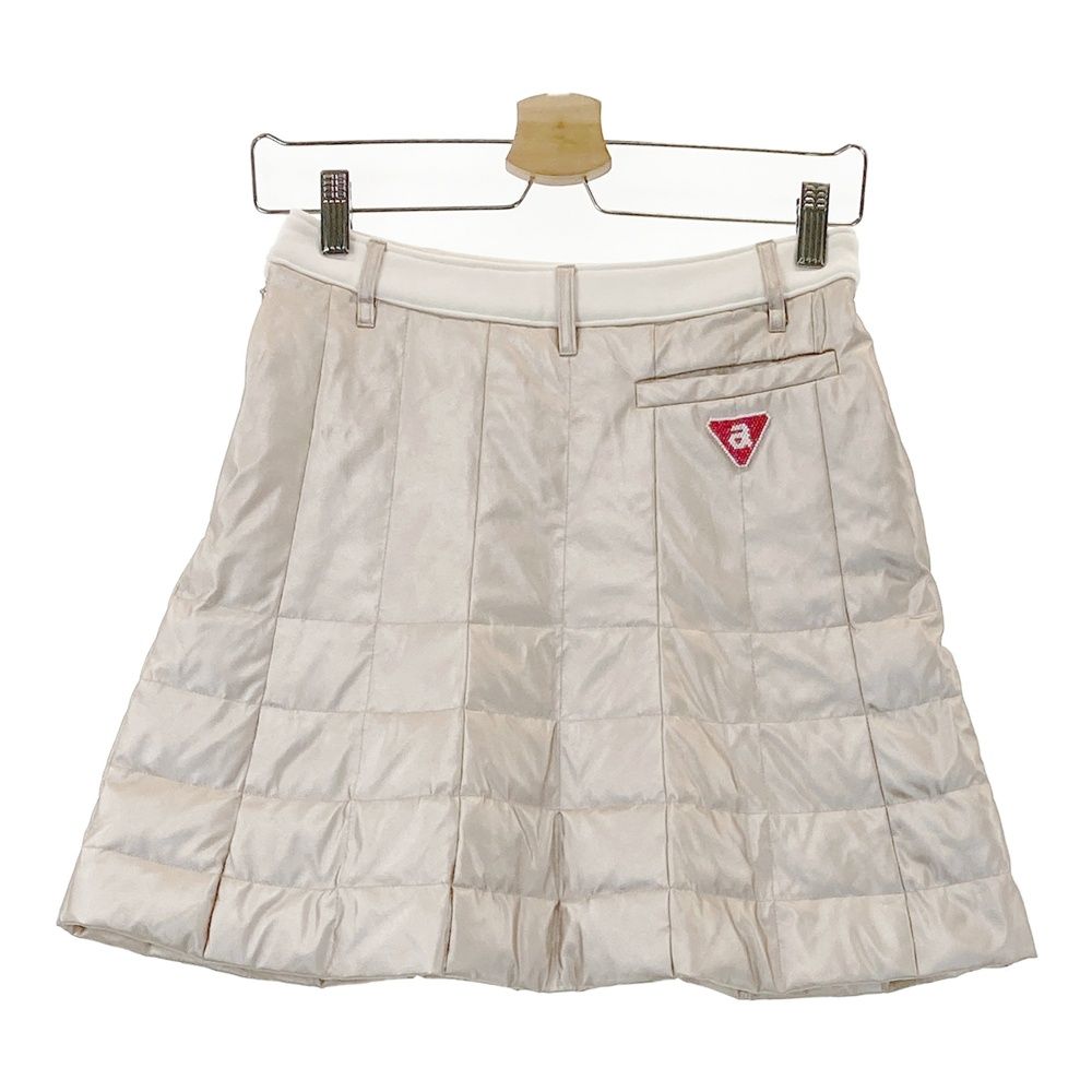 サイズ：36 ARCHIVIO アルチビオ 裏地付 ダウンスカート ゴールド系