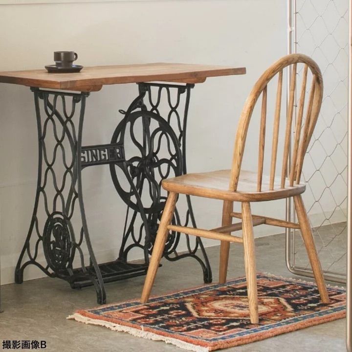 SINGER社製 足踏みミシン テーブル リメイク アンティークミシン