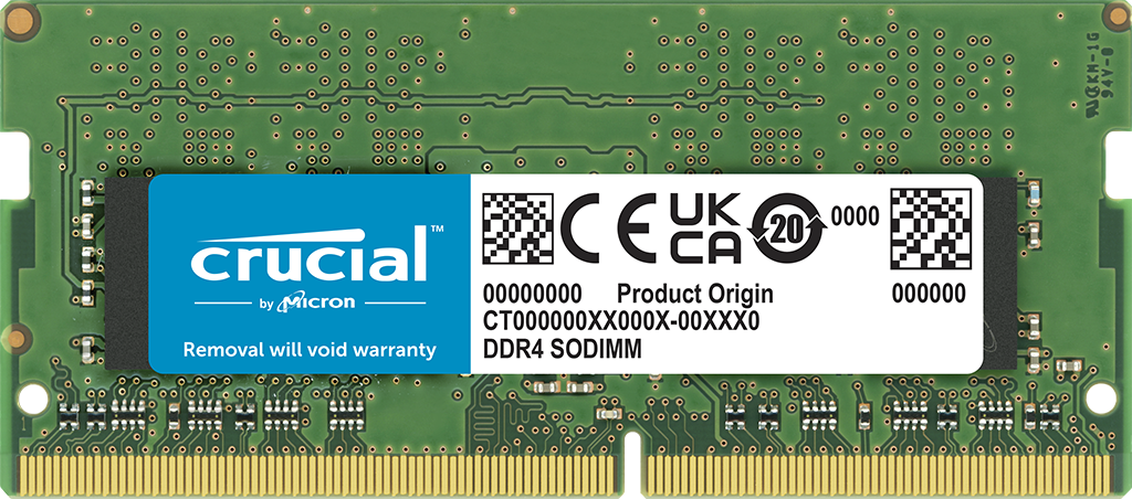 Crucial 32GB DDR4-3200 SODIMM | CT32G4SFD832A | Crucial JP