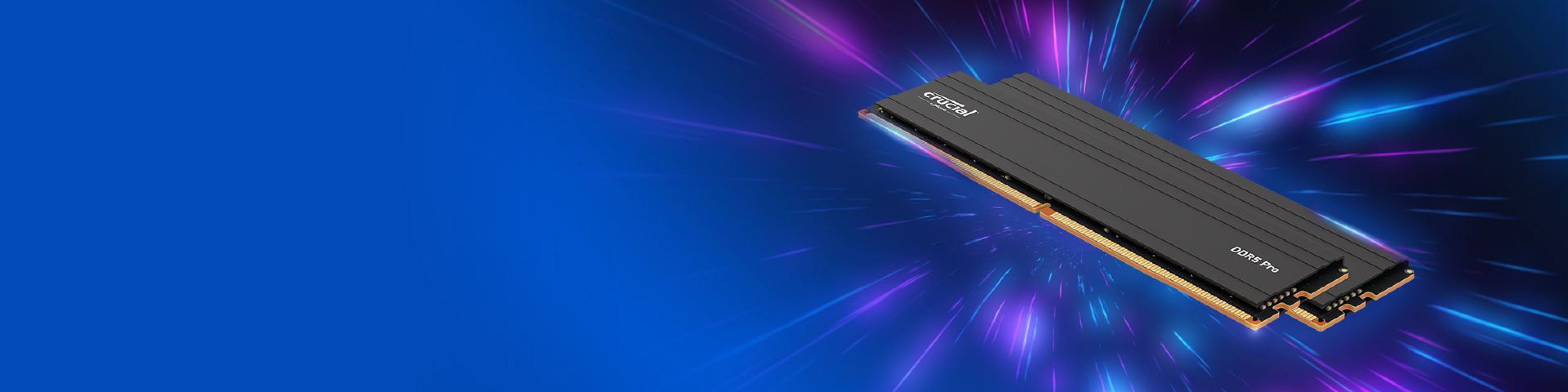 Crucial Pro 32GB Kit (16GBx2) DDR5-6000 UDIMM | CP2K16G60C48U5