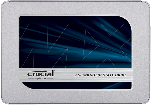 Crucial MX500 500GB 3D NAND SATA 2.5インチ 7mm（9.5mmアダプター