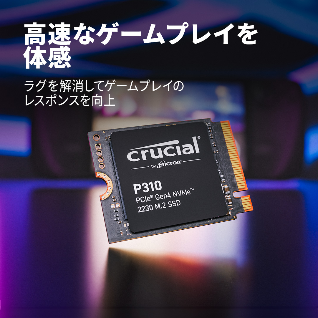 Crucial P310 1TB PCIe Gen4 NVMe 2230 M.2 SSD | CT1000P310SSD2