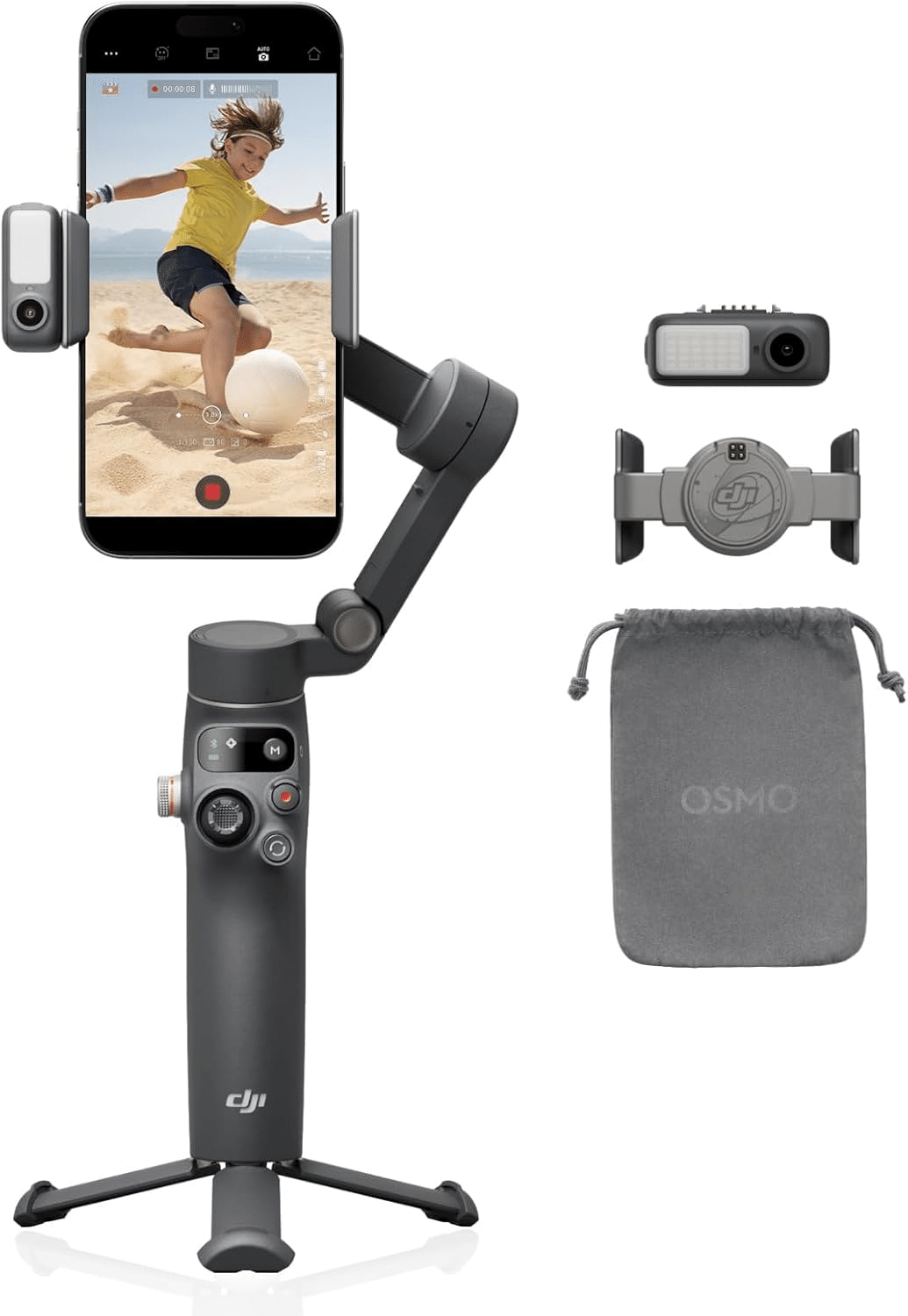 DJI Osmo Mobile 7P グレー 3軸スマホジンバル｜GetGadgetGot