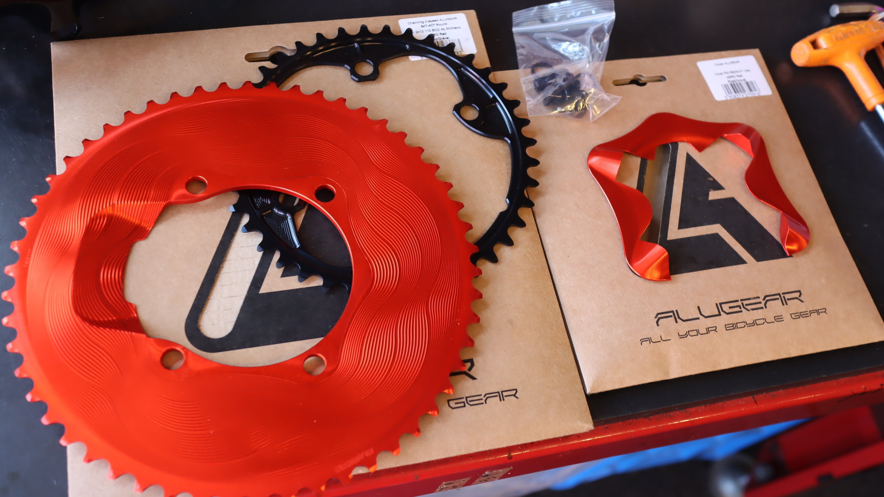 ALUGEAR チェーンリングインストール FC-R9200-P編 | BIKE SHOP FORZA