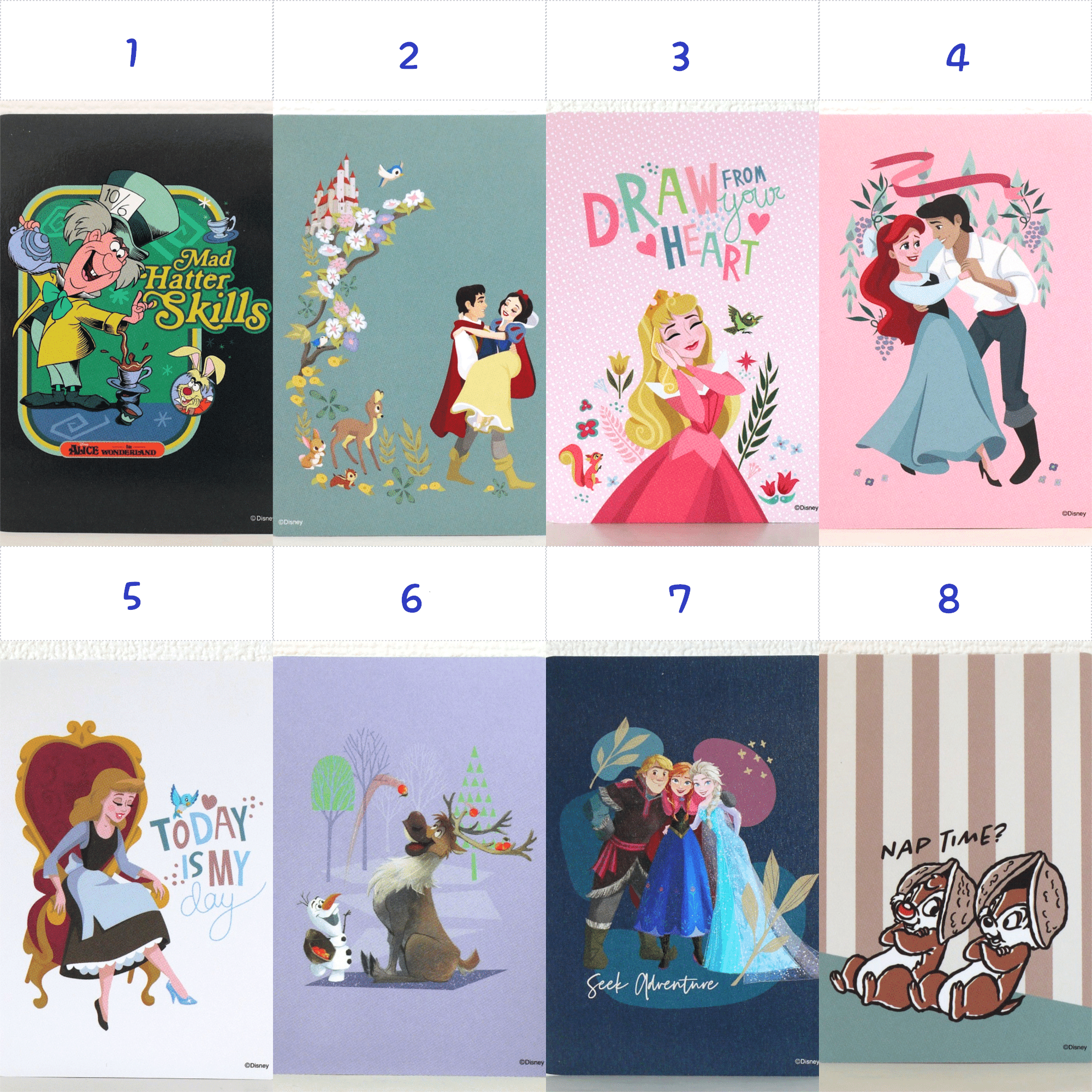 ディズニーストアのじゃんけんカード一覧✊✌✋｜·*LUNA*·