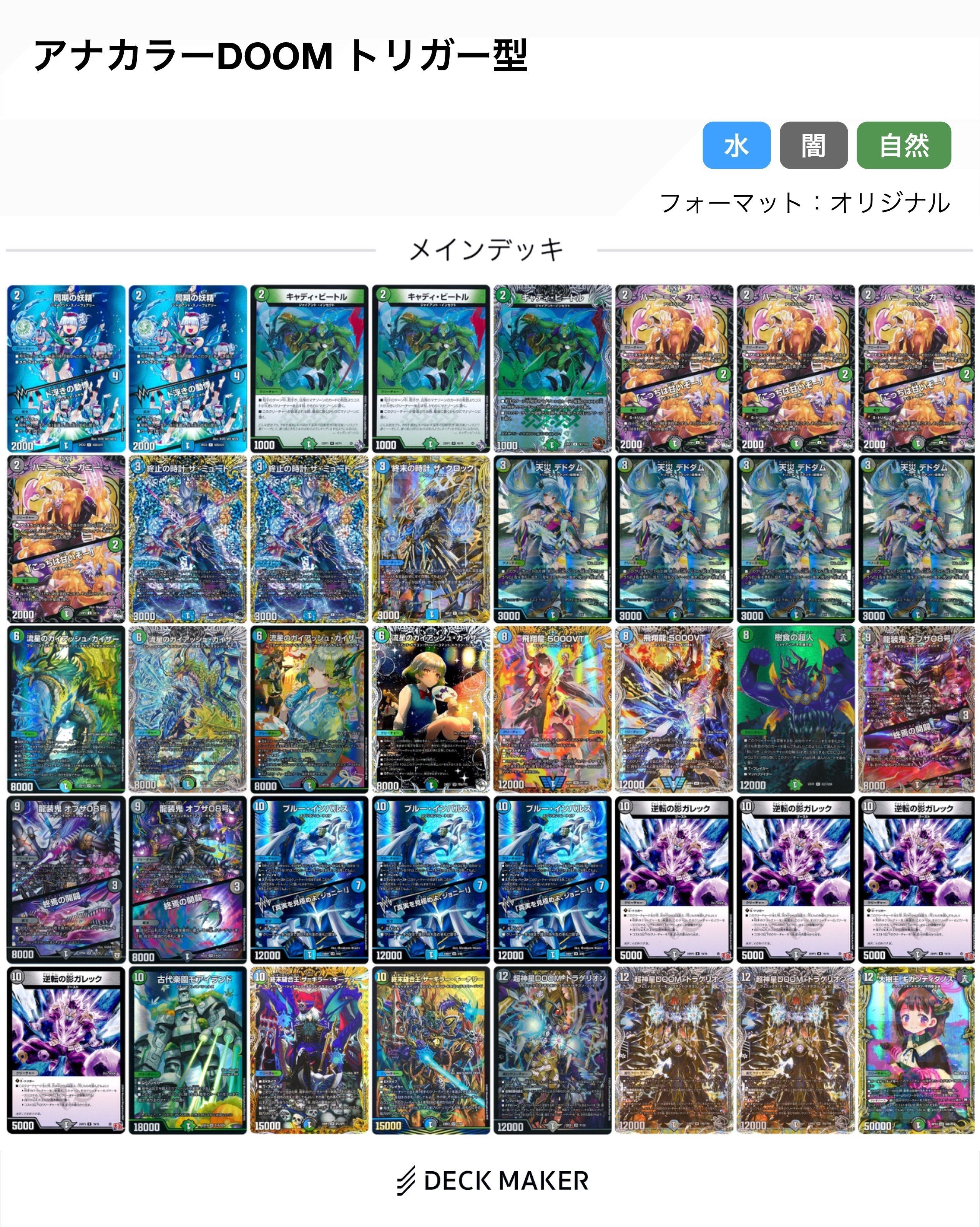 新殿堂後、アナカラーDOOM について｜にゃむ